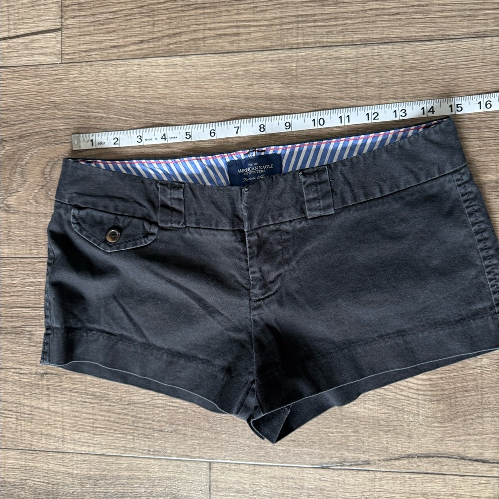 Women’s American Eagle Favorite Short Cotton Black Size 2 - Picture 4 of 9